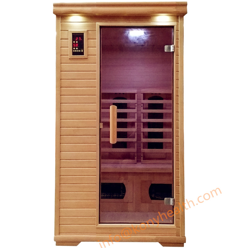 Far infrared Sauna room with combined heater
